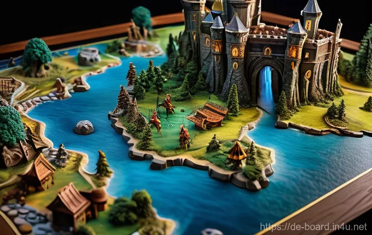 보드게임 유튜브 채널 - **Prompt 1: Lively Board Game Night** A group of four diverse young adults (two men, two women, ...
