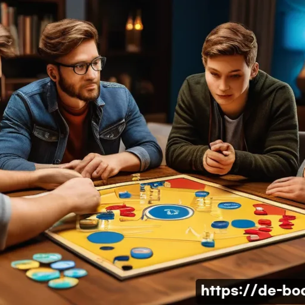 보드게임과 심층 분석 - **Cooperative Board Game Experience:** A diverse group of 4-5 adults and teenagers (all respectf...